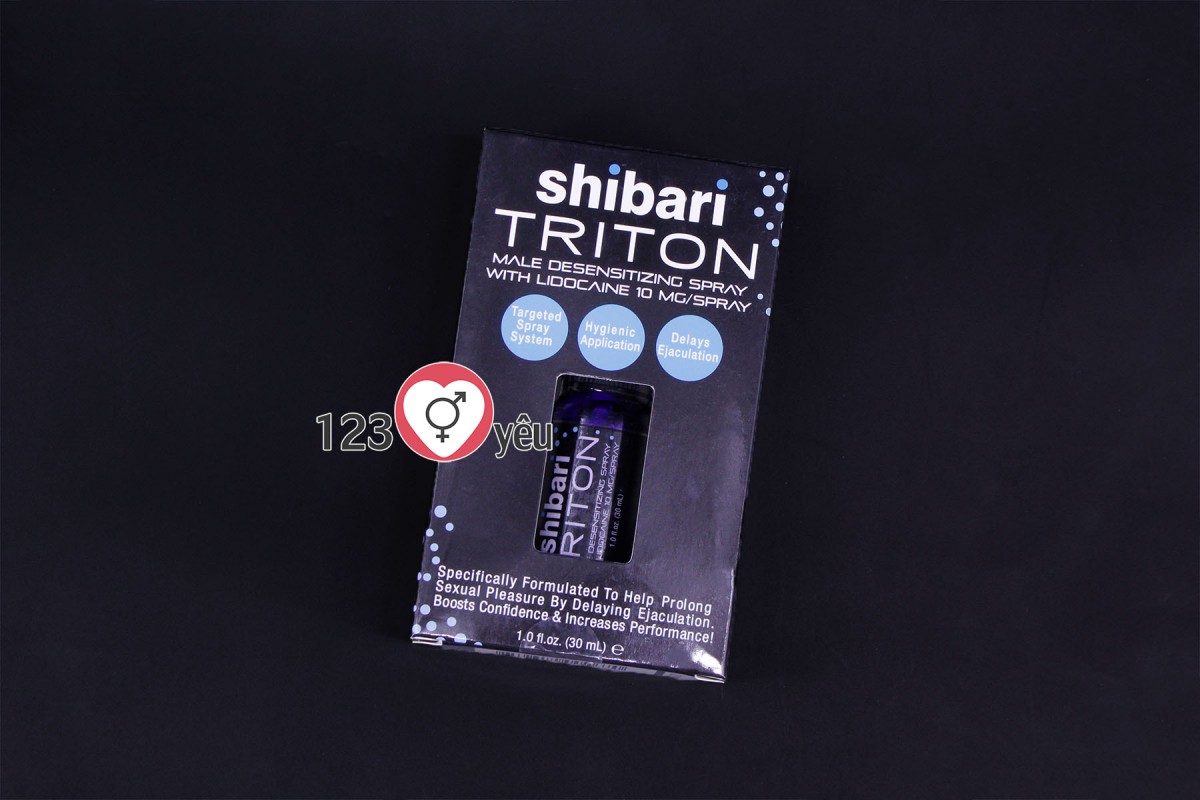  Đánh giá Thuốc xịt Shibari Triton chống xuất tinh sớm hàng xách tay